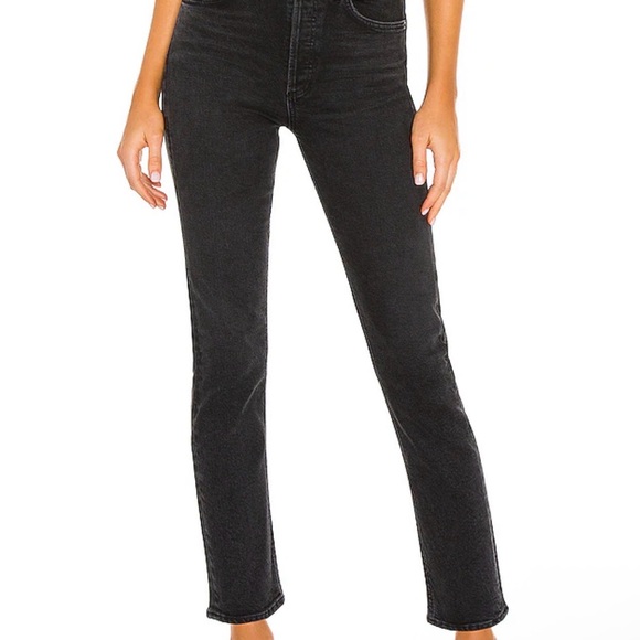 Agolde NWT $198 Riley High Rise Crop - Picture 4 of 9